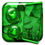icon Green Leaf Water Drop Theme (Green Leaf Su Damlası Teması
)