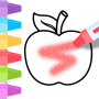 icon Drawing Coloring And Matching Games For Kids(Çocuklar İçin Çocuk Şefi Çizim ve Boyama)