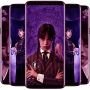 icon Wednesday Wallpaper(Çarşamba Addams Duvar Kağıdı)