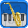 icon saxophone - (piano) (saksafon - (piyano))