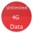 icon Unlimited 4G Data prank free app(sınırsız 4G veri şakası ücretsiz uygulama
) 4