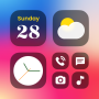 icon Color Widgets, Theme: iWidgets (Renk Araçları, Tema: iWidgets)