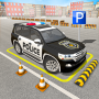 icon Prado Police Car Parking Games(Prado Polis Arabası Park)