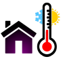 icon Thermometer(Oda Sıcaklığı Termometre (İç, Dış)
)