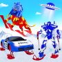 icon Snow Mountain Car Robot(Kar Kahramanı Robot Kurtarma Görevi)