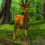 icon Dawn Forest 3D(3D Geyik Doğa Canlı Duvar Kağıdı)