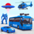 icon Police Bus Robot(Otobüs Robot Araba Savaşı - Robot Oyunu) 10.2.2