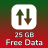 icon Daily Free Internet Data(İnternet uygulaması: 25 GB Veri ve tüm ağlar) 3.0