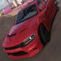 icon Driving Dodge Charger Race Car (Sürüş Dodge Charger Yarış Arabası)