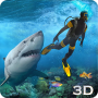 icon Shark Attack Spear Fishing 3D (Köpekbalığı saldırısı balıkçıl balıkçılık 3d)
