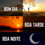 icon Bom dia, Boa tarde, Boa Noite (Günaydın iyi öğleden sonra iyi akşamlar)