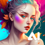 icon Ai Painting(AI Boyama - AI Art Generator)
