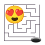 icon Maze Games(Emoji Maze Games - Zorlu Labirent Bulmaca Balon)