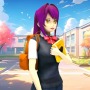 icon Anime High School Girl Game(Anime Liseli Kız Oyunu 3D)