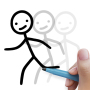 icon Stickman: Draw animation(Çöp Adam: çizim animasyonu yapımcısı)