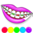icon Lips Coloring Game Glitter(Parıltılı Dudaklar Boyama Oyunu) 10