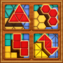 icon Block Puzzle Games(Blokunu Birleştirme Yapboz Oyunları: Wood Colle)