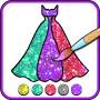 icon Glitter Painting(My Painting Book: Cool Glitter Coloring App
)
