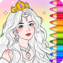 icon Princess Game Fantasy Coloring (Prenses Oyunu Fantezi Boyama)