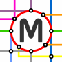 icon Barcelona Metro Rail Map(Barselona Metro ve Demiryolu Haritası)
