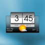 icon 3D flip clock & weather(3D Flip Saat ve Hava Durumu)