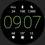 icon Simple Digital Watch Face (Basit Dijital Saat Yüzü)