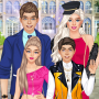 icon Superstar Family Dress Up Game (Süperstar Aile Giydirme Oyunu)