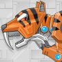 icon Robot Rampage Smilodon(Oyuncak Robot Rampage Smilodon Savaşı)