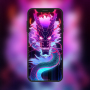 icon Dragon Neon Wallpapers(Ejderha Neon Duvar Kağıtları)