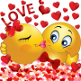 icon Love Emoji Stickers(WASticker: Aşk Emoji Çıkartmaları)