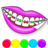 icon Glitter Lips Coloring Game(Parıltılı Dudaklar Boyama Oyunu) 12