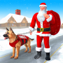 icon Police Dog Snow Rescue Game(Dog Crime Chase Santa Oyunları
)
