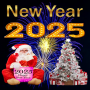 icon Happy New Year Stickers 2025 (Mutlu Yıllar Çıkartmaları 2025)