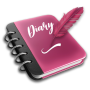 icon Diary, Journal app with lock (Diary'den Aşk Fotoğraf Düzenleyicisi, Kilit Kılavuzlu Journal uygulaması)