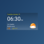 icon Digital clock weather theme 1 (Dijital saat hava teması 1)