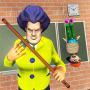 icon Scary Spooky Evil Teacher Game (Korkunç Ürkütücü Kötü Öğretmen Oyunu
)