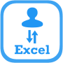 icon Import Export Contacts Excel(İhracat Kişileri Exceli İçe Aktar)