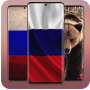icon Russia Flag wallpaper(Rusya Bayrağı duvar kağıdı
)