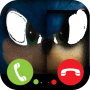 icon Sonic fake call(hedgehog Fake Video Call soniq)
