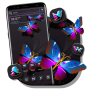 icon Blue Pink Butterfly Launcher Theme(Blue Pink Butterfly Theme
)