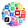 icon All SocialMedia Apps(AppKing: Tüm sosyal medya uygulamaları)